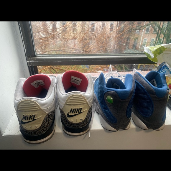 Air Jordan retro 3 and 13